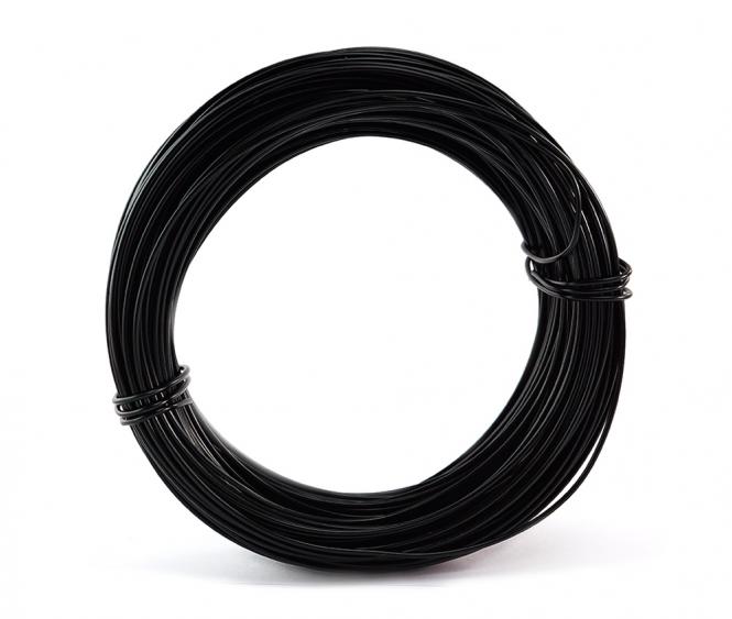Aluminium - Draht 2mm x 60m SCHWARZ 500g Sparpack 