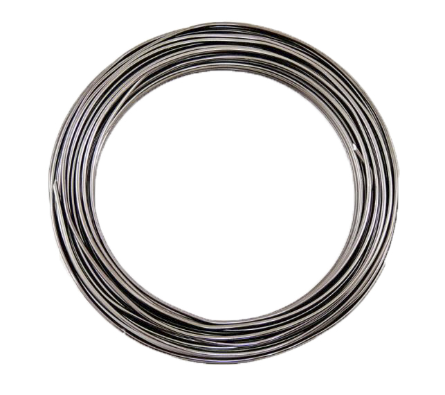 Aluminium - Draht  2mm x 12m ALTSILBER ANTHRAZIT 