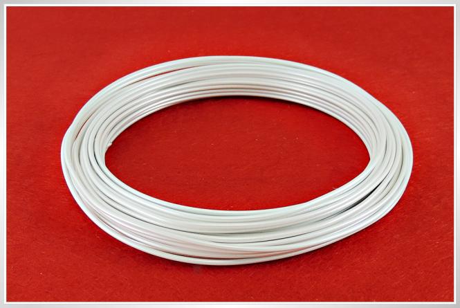 Aluminium - Draht  2mm x 12m CREME 