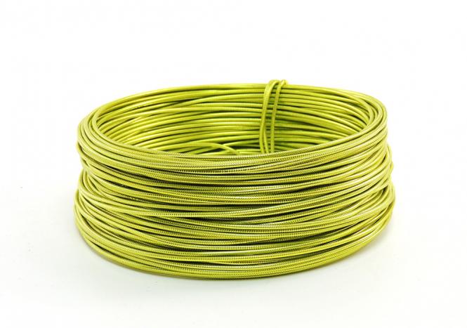 Aludraht RUND GEPRÄGT 2mm x 30m HELLGRÜN SPARPACK 