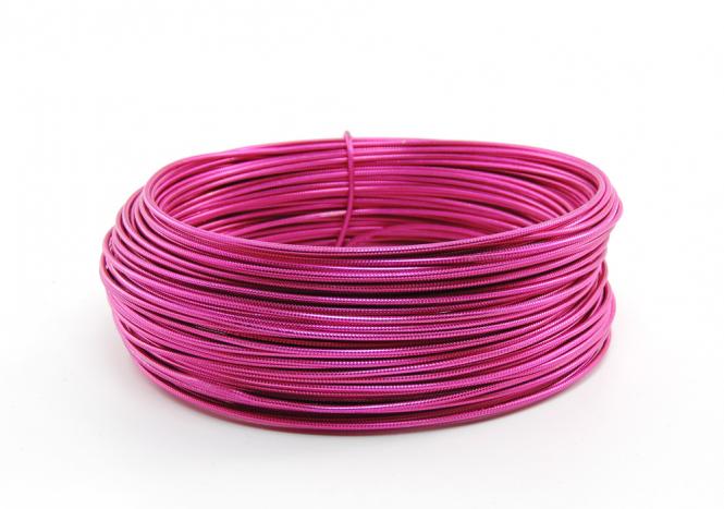 Aludraht RUND GEPRÄGT 2mm x 30m  PINK SPARPACK 
