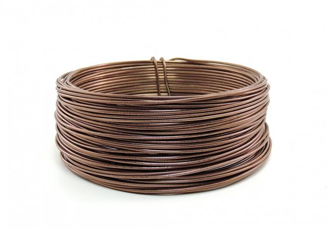 Aludraht RUND GEPRÄGT 2mm x 30m SCHOKO SPARPACK 