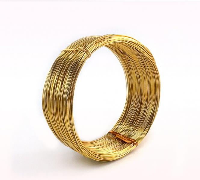 Aludraht 1mm x 120m GOLD 