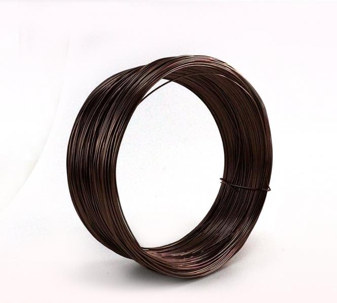 Aludraht 1mm x 120m SCHOKOBRAUN 