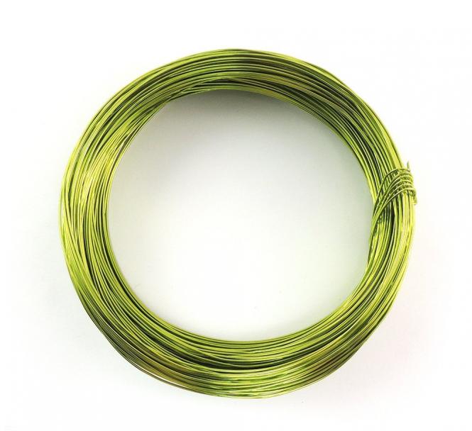 Aludraht 1mm 10m APFELGRÜN 