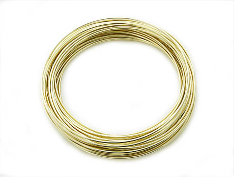 Aluminium - Draht  2mm x 12m CHAMPAGNER 