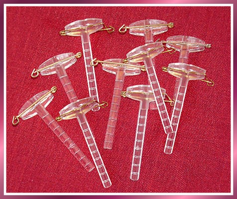 Anstecker Corsage-Clip Hochzeit 10 Stück 