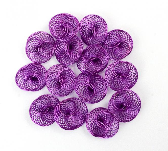 Drahträder LAVENDEL 35mm 8 Stück 