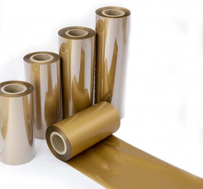 Thermotransfer Folie Gold matt 150 mm x 100 m 