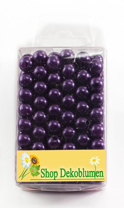 Perlen AUBERGINE 8mm 144 Stück 