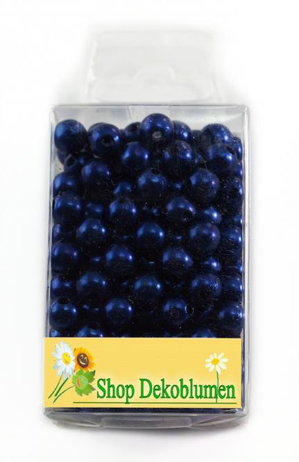 Perlen BLAU 8mm 144 Stück 