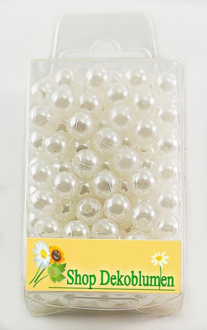 Perlen WEISS 8mm 144 Stück 