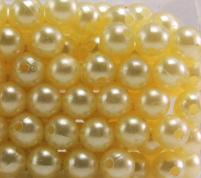 Perlen CREME 10mm 120 Stück 