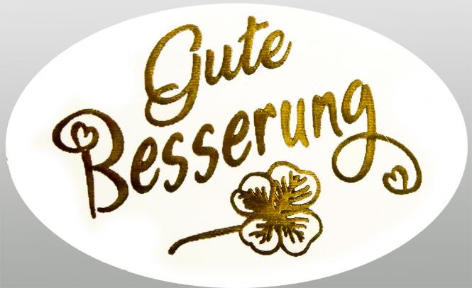 Schmucketiketten Alles Gute Besserung 500 Stück 